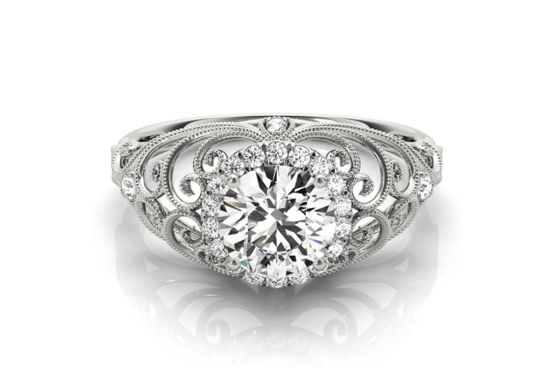 White Gold Diamond Ring